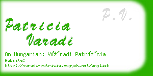 patricia varadi business card